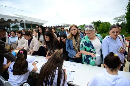 Leyla Aliyeva and Alena Aliyeva attend Charity Festival