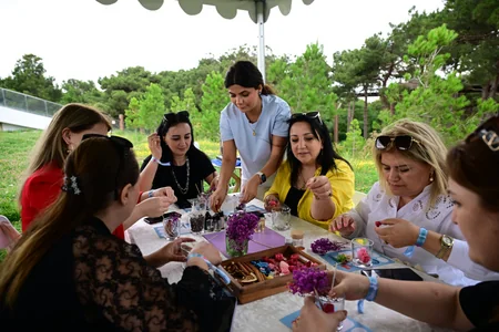 Leyla Aliyeva and Alena Aliyeva attend Charity Festival