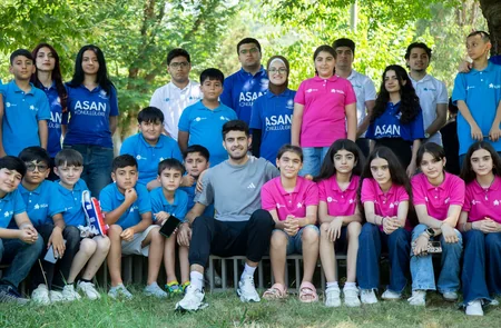 Paralimpiya çempionu İmaməddin Xəlilov şəhid övladlarına ustad dərsi keçib