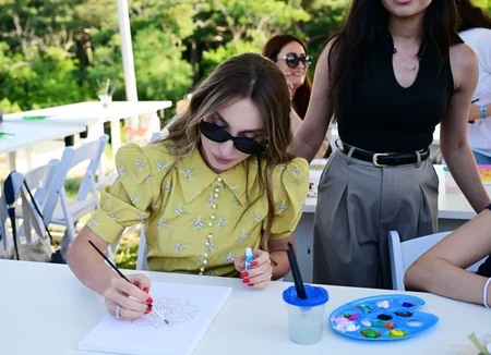 Leyla Aliyeva and Alena Aliyeva attend Charity Festival