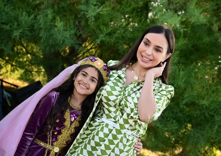 Leyla Aliyeva and Alena Aliyeva attend Charity Festival