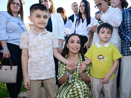 Leyla Aliyeva and Alena Aliyeva attend Charity Festival