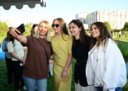 Leyla Aliyeva and Alena Aliyeva attend Charity Festival