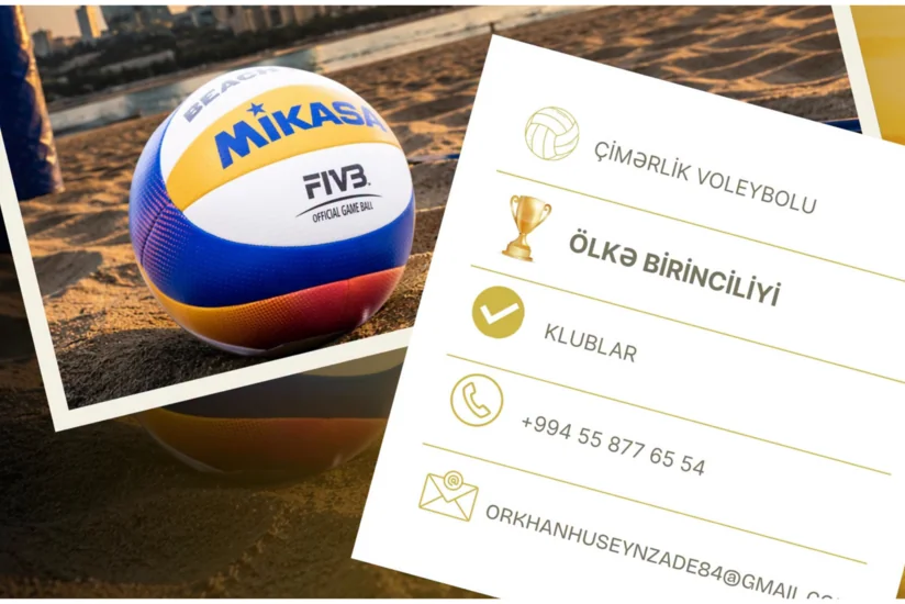 Çimərlik voleybolu üzrə klublararası Azərbaycan birinciliyi keçiriləcək