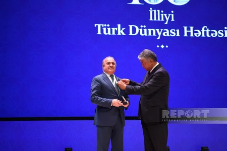 Bir qrup alim Birinci Türkoloji Qurultayın 100 illiyi (1926–2026) xatirə nişanı ilə təltif edilib