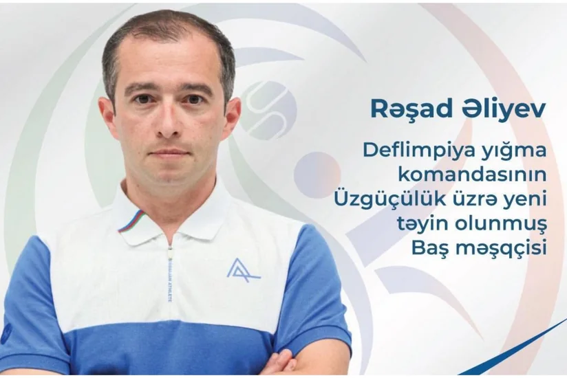 Rəşad Əliyev Azərbaycanın deflimpiya üzrə üzgüçülük millisinə baş məşqçi təyin olunub