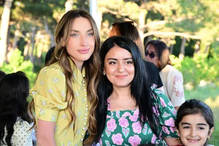 Leyla Aliyeva and Alena Aliyeva attend Charity Festival