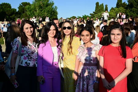 Leyla Aliyeva and Alena Aliyeva attend Charity Festival
