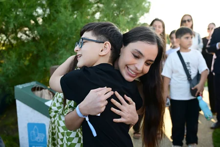 Leyla Aliyeva and Alena Aliyeva attend Charity Festival