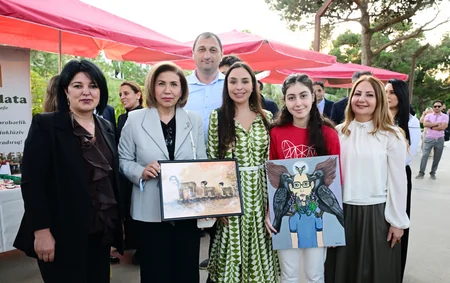 Leyla Aliyeva and Alena Aliyeva attend Charity Festival