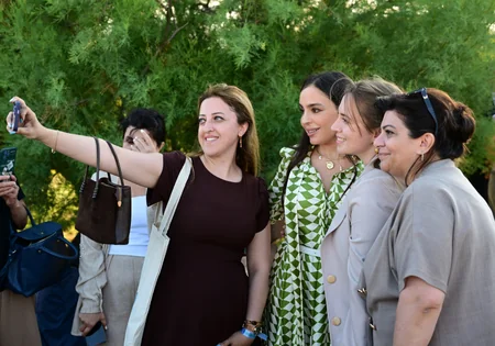 Leyla Aliyeva and Alena Aliyeva attend Charity Festival