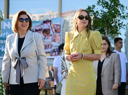 Leyla Aliyeva and Alena Aliyeva attend Charity Festival