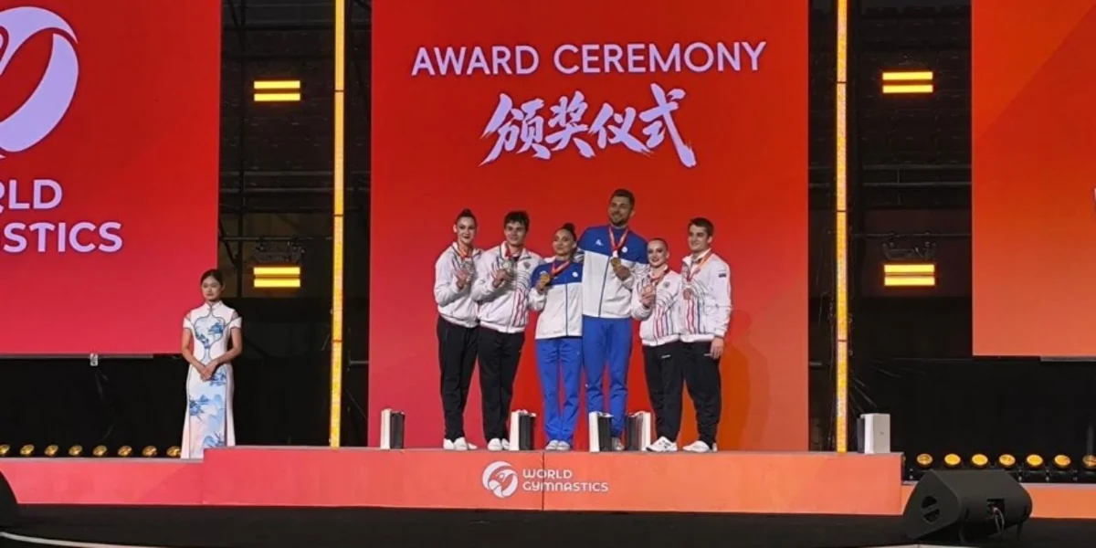 Azerbaijani gymnasts win gold at Nanjing World Cup