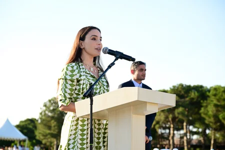 Leyla Aliyeva and Alena Aliyeva attend Charity Festival