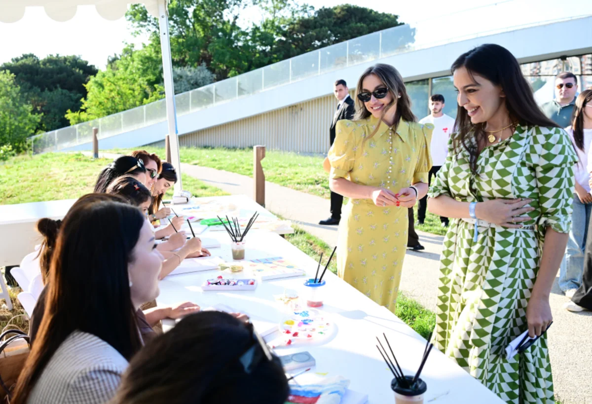 Leyla Aliyeva and Alena Aliyeva attend Charity Festival