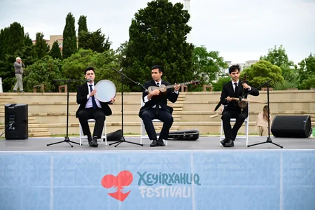 Leyla Aliyeva and Alena Aliyeva attend Charity Festival