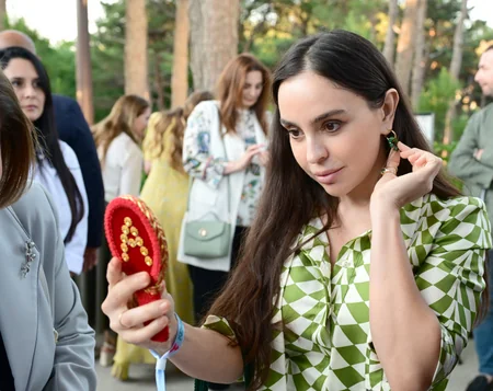 Leyla Aliyeva and Alena Aliyeva attend Charity Festival