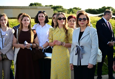 Leyla Aliyeva and Alena Aliyeva attend Charity Festival