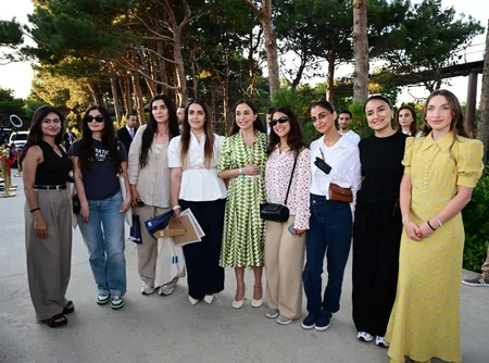 Leyla Aliyeva and Alena Aliyeva attend Charity Festival