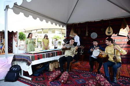 Leyla Aliyeva and Alena Aliyeva attend Charity Festival