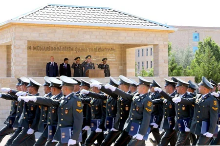 Naxçıvan Hərbi Kollecinin ilk məzun buraxılış mərasimi keçirilib