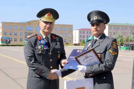 Naxçıvan Hərbi Kollecinin ilk məzun buraxılış mərasimi keçirilib