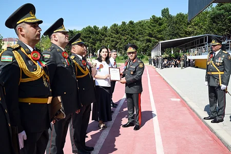 Bakı Hərbi Kolleci və Hərbi Tibb Fakültəsinin buraxılış mərasimi keçirilib