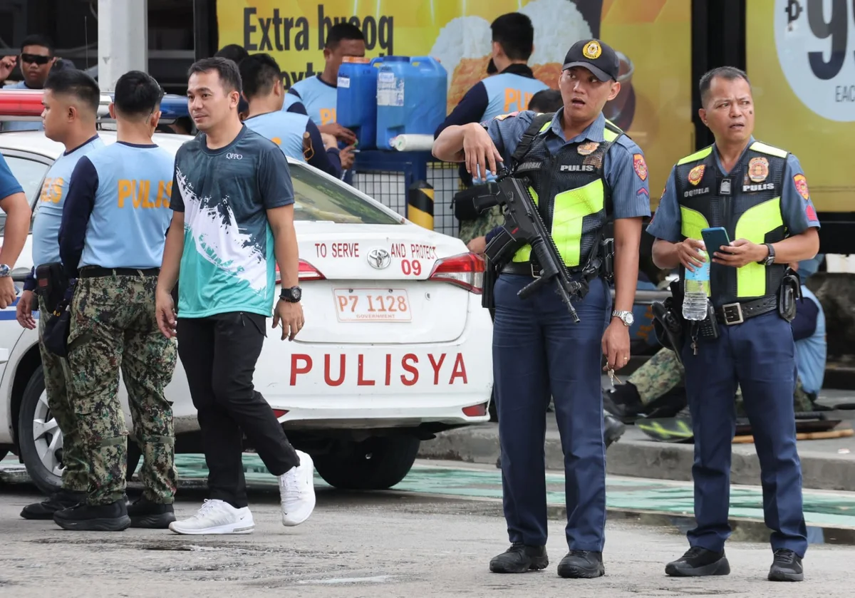 Two arrested as Manila protest turns violent