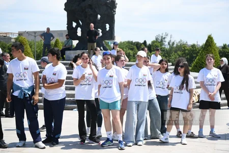 Bakıda MOK-un təşkilatçılığı ilə Olimpiya Gününə həsr olunmuş tədbir keçirilib