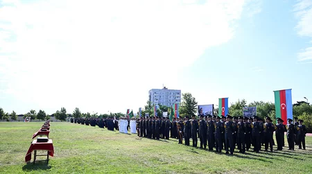 Bakı Hərbi Kolleci və Hərbi Tibb Fakültəsinin buraxılış mərasimi keçirilib