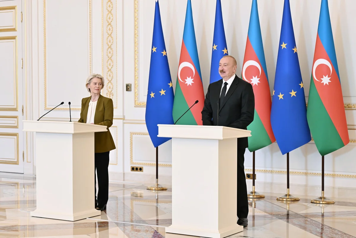 İlham Əliyev və Ursula Fon der Lyayen mətbuata bəyanatlarla çıxış ediblər - YENİLƏNİB
