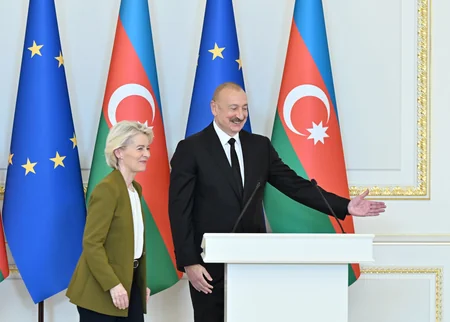 İlham Əliyev və Ursula Fon der Lyayen mətbuata bəyanatlarla çıxış ediblər - YENİLƏNİB