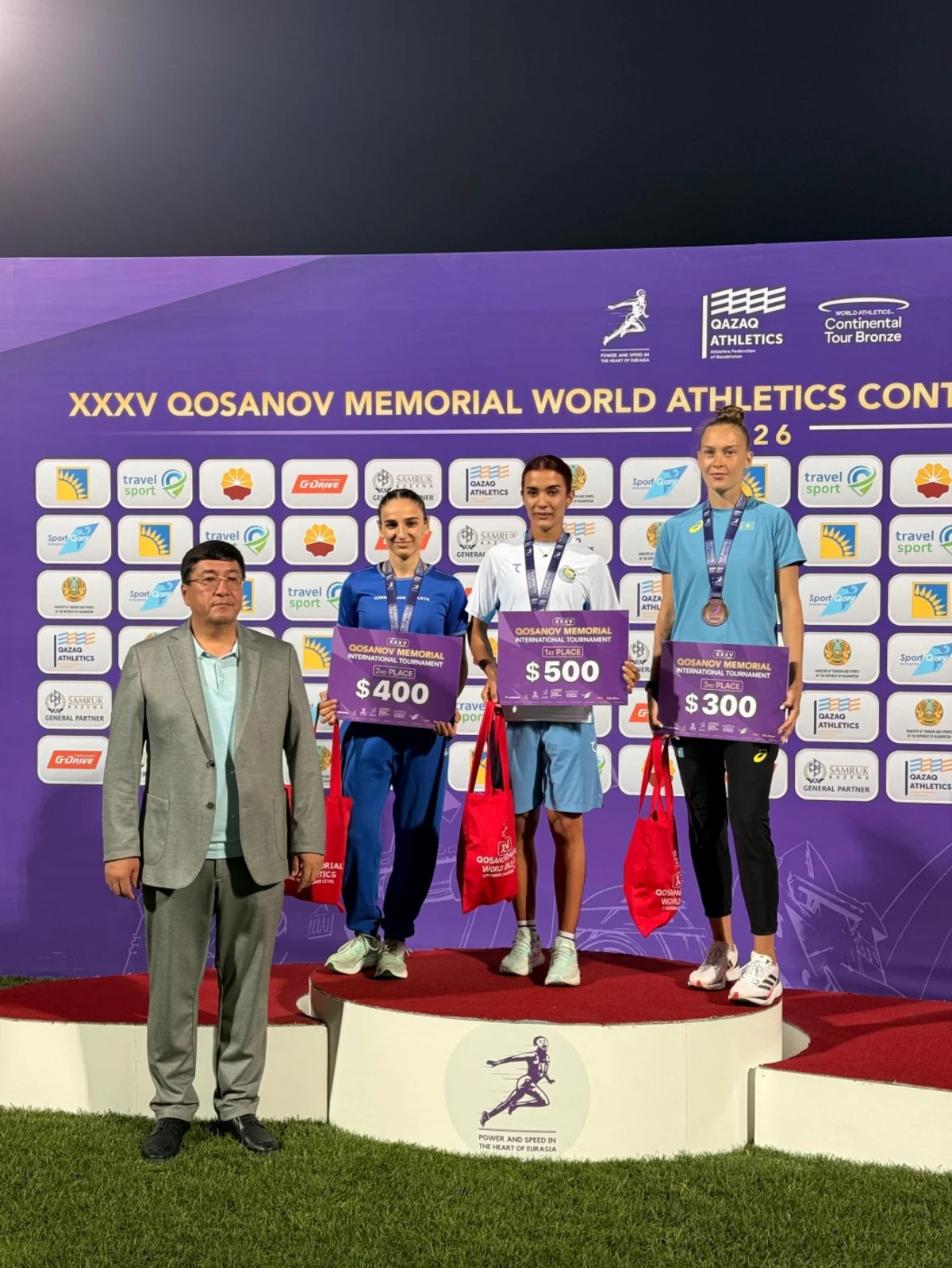Azerbaijani athletes win medals at Qosanov Memorial in Kazakhstan