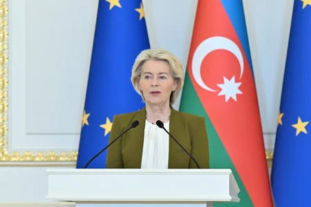 İlham Əliyev və Ursula Fon der Lyayen mətbuata bəyanatlarla çıxış ediblər - YENİLƏNİB