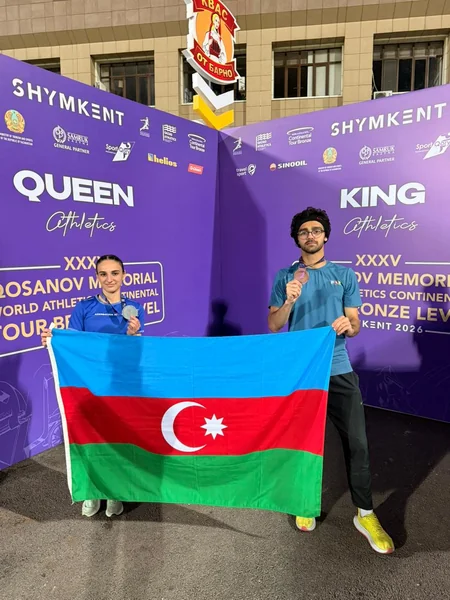 İlahə Quliyeva və Cabir Əliyev Qazaxıstanda keçirilən Memorialda medal qazanıblar