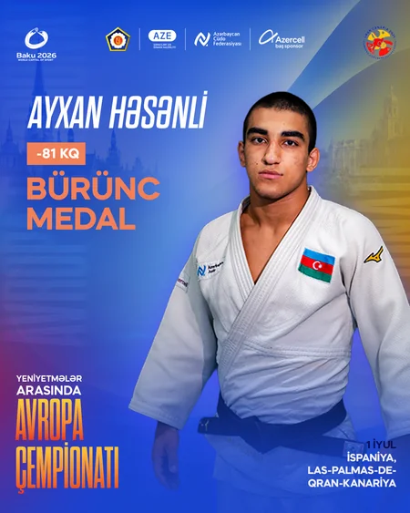Azərbaycan millisi Avropa çempionatının fərdi yarışlarını 10 medalla başa vurub