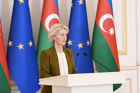 İlham Əliyev və Ursula Fon der Lyayen mətbuata bəyanatlarla çıxış ediblər - YENİLƏNİB