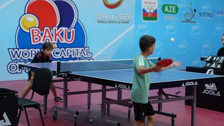 Bakıda keçirilən stolüstü tennis üzrə respublika birinciliyinə yüzdən çox idmançı qatılıb
