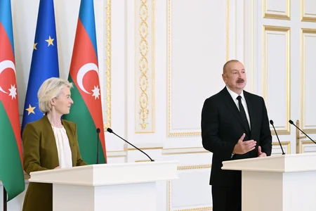 İlham Əliyev və Ursula Fon der Lyayen mətbuata bəyanatlarla çıxış ediblər - YENİLƏNİB