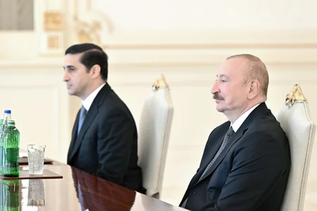 İlham Əliyev Türkiyənin ədliyyə nazirini qəbul edib