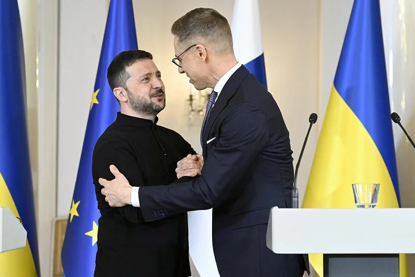 Стубб и Зеленский обсудили масштабную атаку РФ на Киев