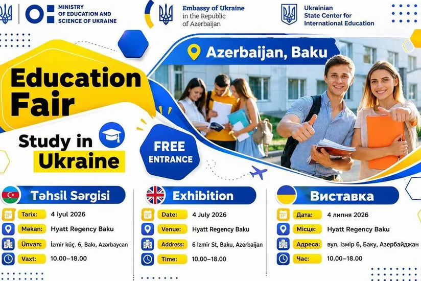 Bakıda Ukrayna universitetlərinin rəsmi təhsil sərgisi keçiriləcək
