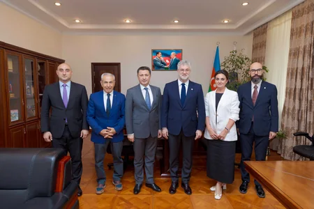 Azərbaycan Tibb Universitetində Türkiyənin Atlas Universitetinin nümayəndə heyəti ilə görüş keçirilib