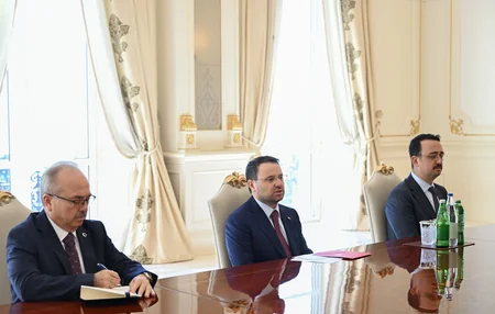 İlham Əliyev Türkiyənin ədliyyə nazirini qəbul edib