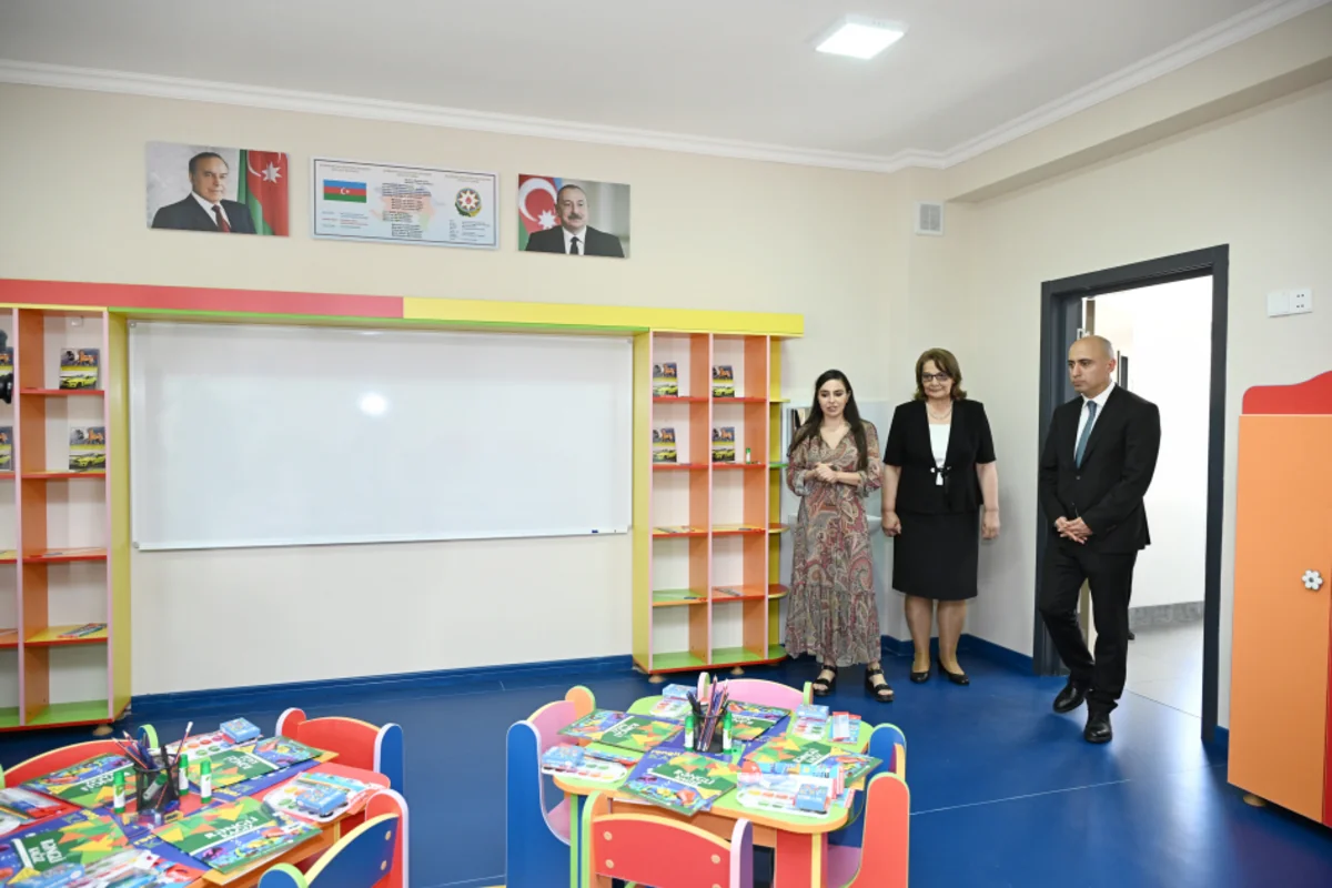 Leyla Aliyeva attends opening of new school building in Yevlakh