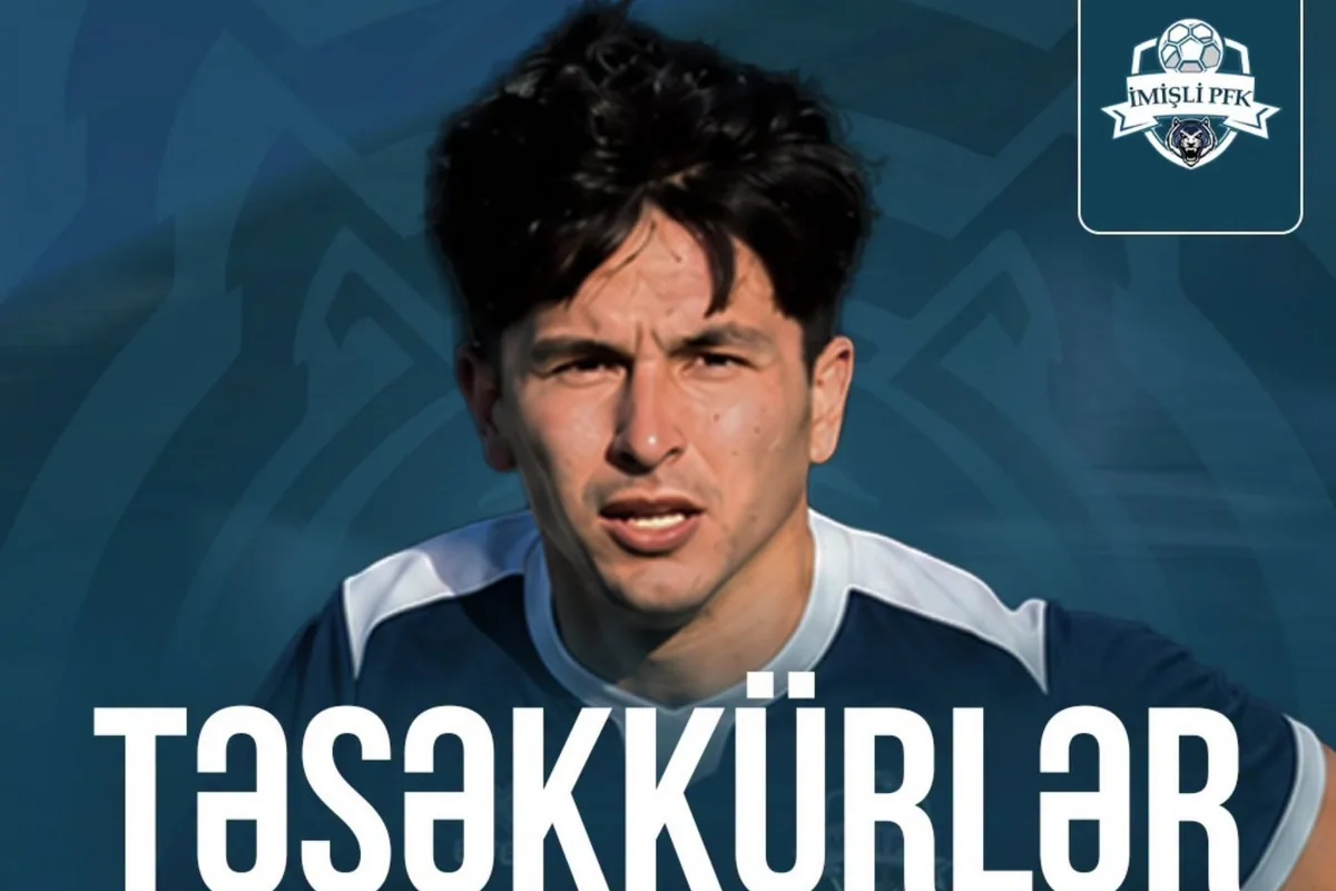İmişli futbolçu Abbas Ağazadə ilə vidalaşıb