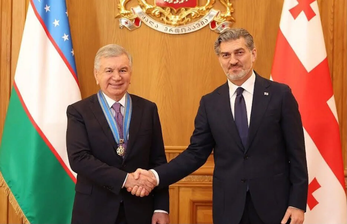 Şavkat Mirziyoyev Gürcüstanın Qızıl yun ordeninə layiq görülüb