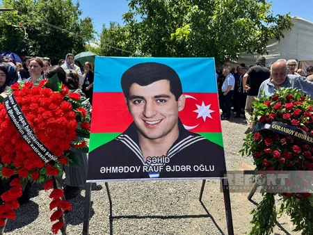 İtkin-şəhid Rauf Əhmədov Goranboyda dəfn edilib - YENİLƏNİB
