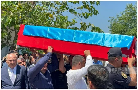 İtkin-şəhid Dəyanət Musayev dəfn edilib - YENİLƏNİB