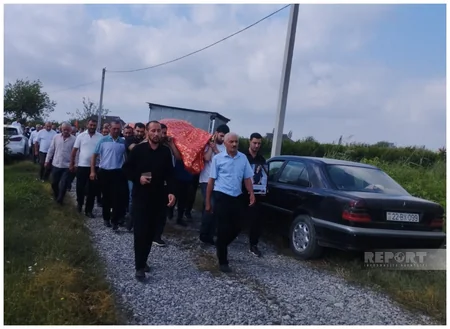 Xarkovda raket zərbəsi nəticəsində ölən azərbaycanlı tələbə Kürdəmirdə dəfn edilib